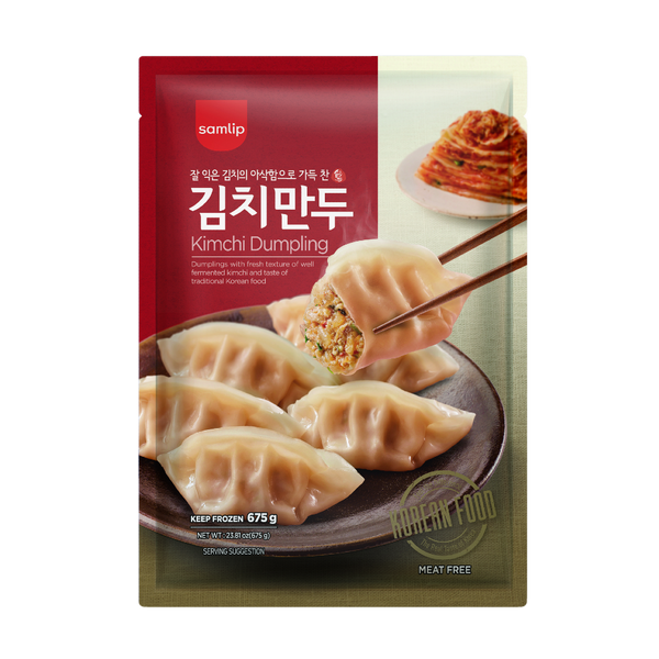 Samlip Kimchi Dumpling 675g (Frozen) - Longdan Online Supermarket