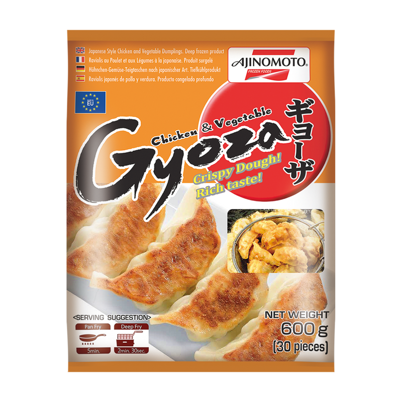 AJINOMOTO Chicken & Vegetable Gyoza 600g (Frozen) - Longdan Online Supermarket