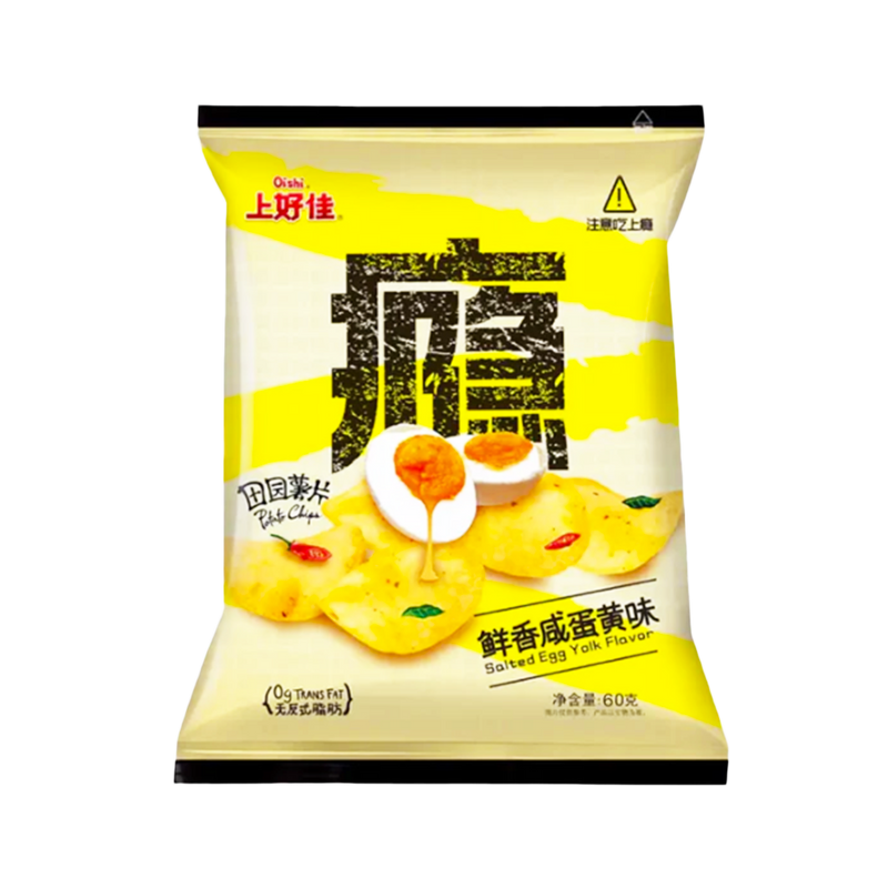 OISHI Potato Chips - Salted Egg Yolk 60g - Longdan Official
