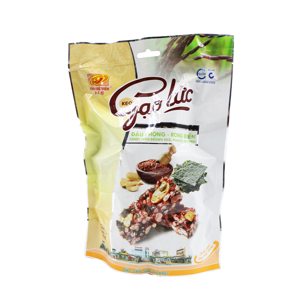 Tan Hue Vien Brown Rice - Seaweed - Peanut Candy 200g (Frozen) - Longdan Official Online Store