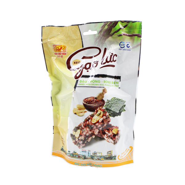 Tan Hue Vien Brown Rice - Seaweed - Peanut Candy 200g (Frozen) - Longdan Official Online Store