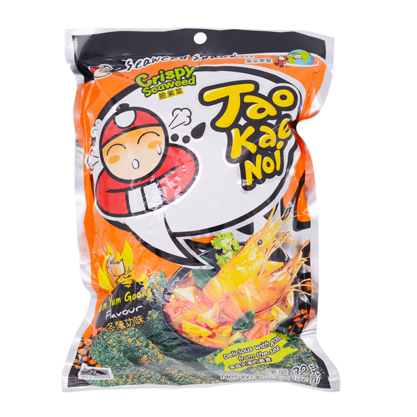 Taokaenoi Crispy Seaweed - Tom Yum Goong 32g - Longdan Online Supermarket