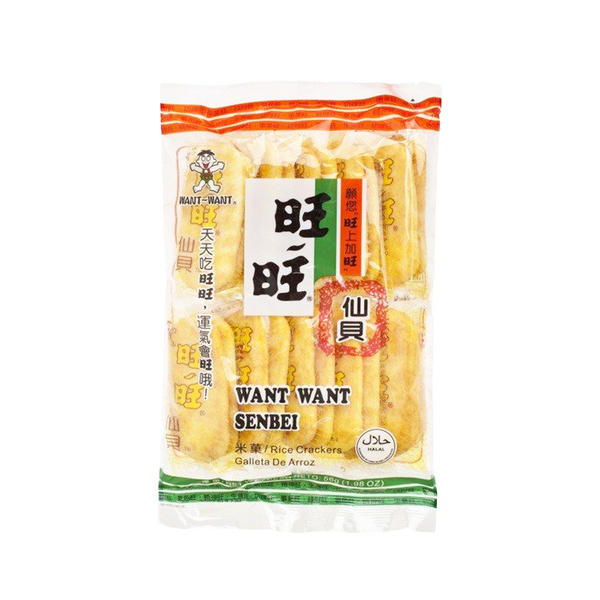 WANT WANT Senbei Rice Cracker 56G - Longdan Official