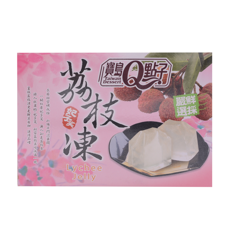 Taiwan Q Dessert Jelly Lychee Flavour 500g - Longdan Online Supermarket