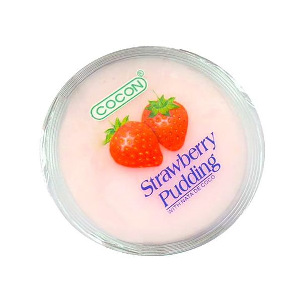COCON Nata de Coco Pudding - Strawberry 6pcs x 80g - Longdan Official