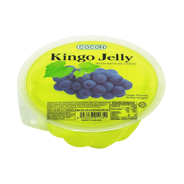 Cocon Kingo Jelly Grape With Nata De Coco 420g - Longdan Official Online Store