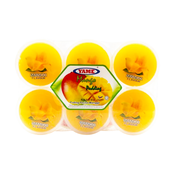 YAME Pudding Nata De Coco Mango Flavour (6pcs) 480g - Longdan Official