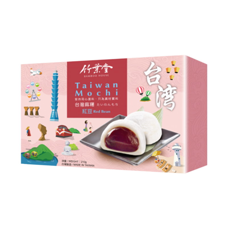Bamboo House Taiwan Rice Cake Red Bean 210g - Longdan Official Online Store