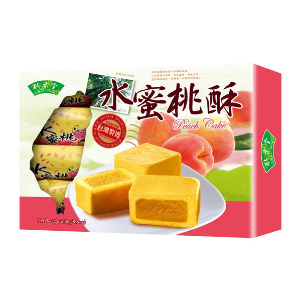 Bamboo House Peach Cake 250g - Longdan Official Online Store