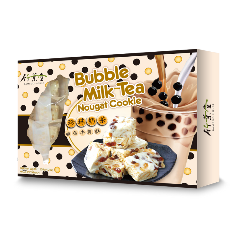 Bamboo House Bubble Milk Tea Nougat Cookie 120g - Longdan Official Online Store