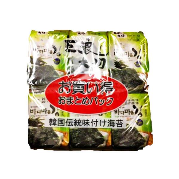 EDO Pack Seasoned Seaweed Laver (12pcs) 48g - Longdan Official