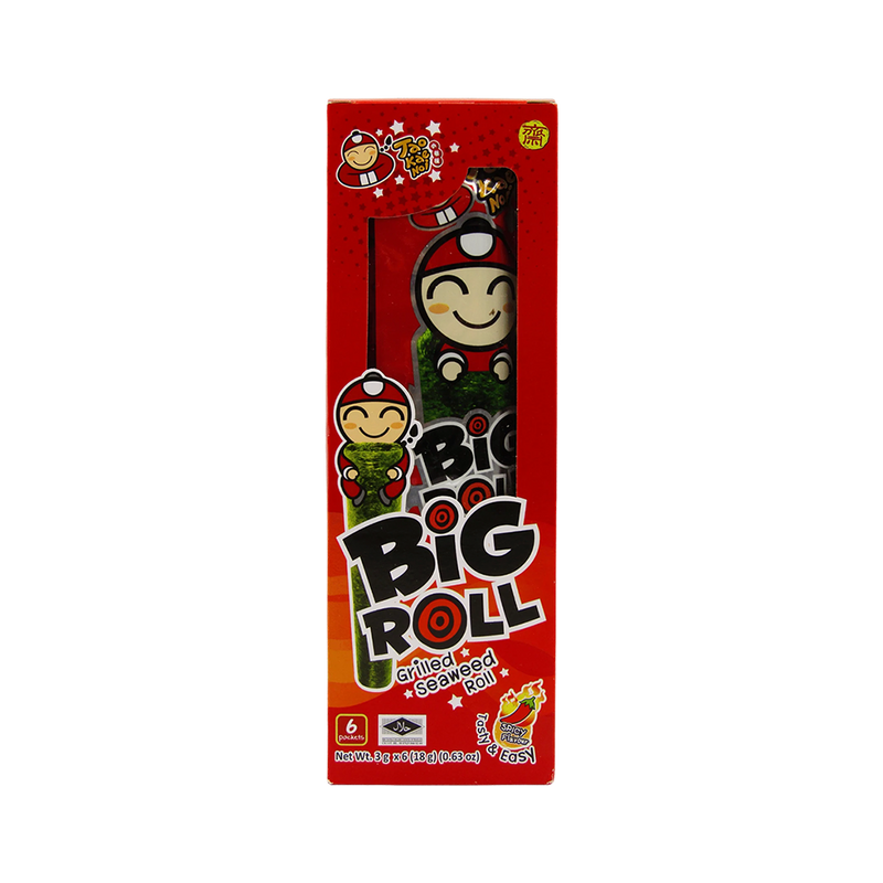 TAOKAENOI Big Roll Hot & Spicy Flavour (6x3.6g) - Longdan Official