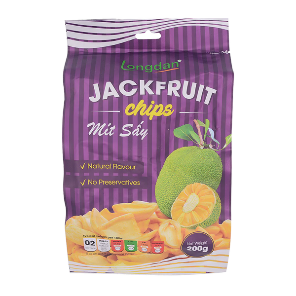 Longdan Jackfruit Chip 200g (Case 25) - Longdan Official