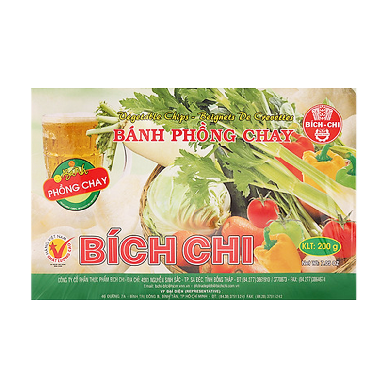 Bich Chi Vegetarian Prawn Cracker 200g - Longdan Online Supermarket