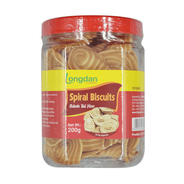 Longdan Spiral Biscuits 200g (Case 25)