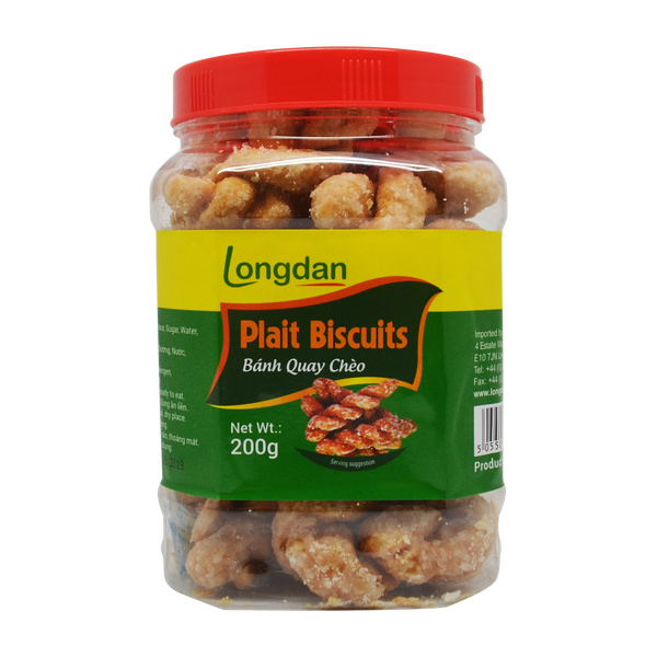 Longdan Plait Biscuits 200g (Case 25) - Longdan Official