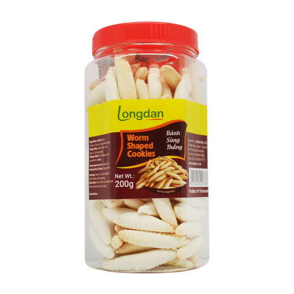 Longdan Worm Shaped Cookies 200g - Longdan Online Supermarket