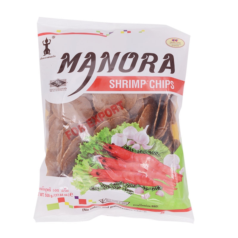 Manora Uncooked Shrimp Chips 500g - Longdan Online Supermarket