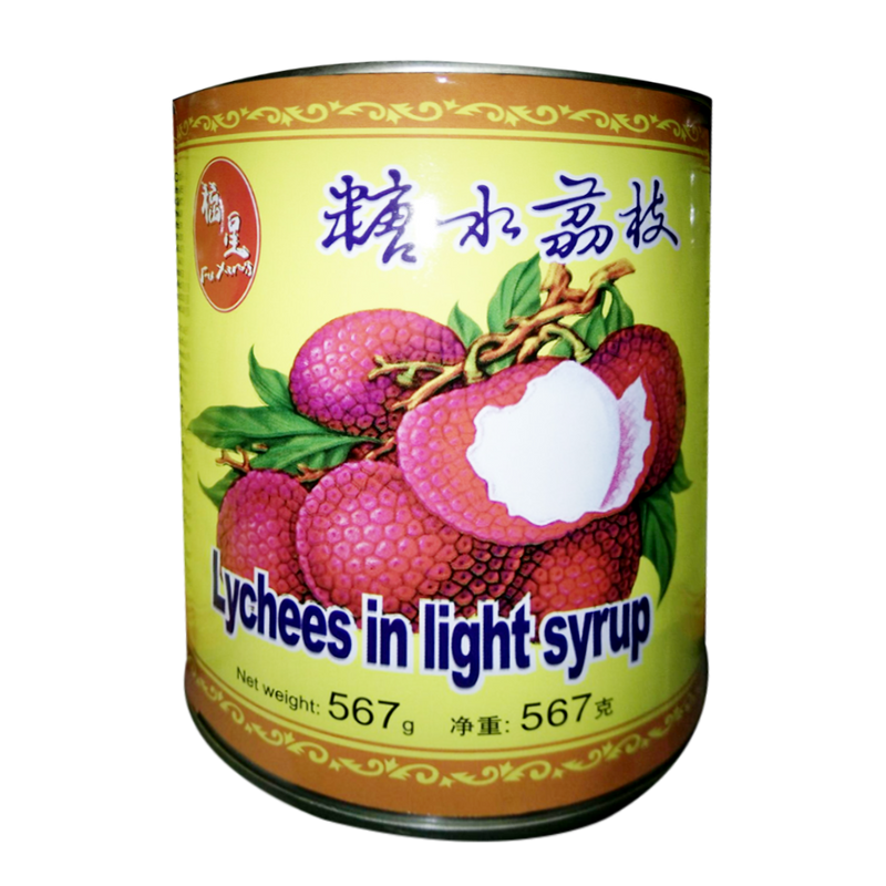FU XING Lychees In Light Syrup 567g - Longdan Official Online Store