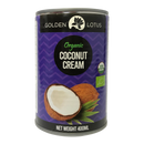 Golden Lotus Organic Coconut Cream 400ml (20-22%) - Longdan Online Supermarket
