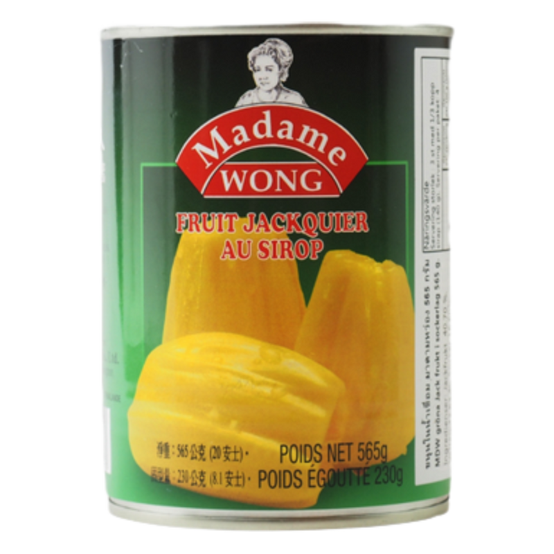 MADAME WONG Canned Jackfruit In Syrup 565g - Longdan Official