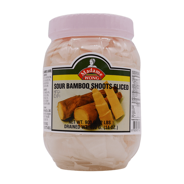 MADAME WONG Sour Bamboo Shoot Sliced 900g