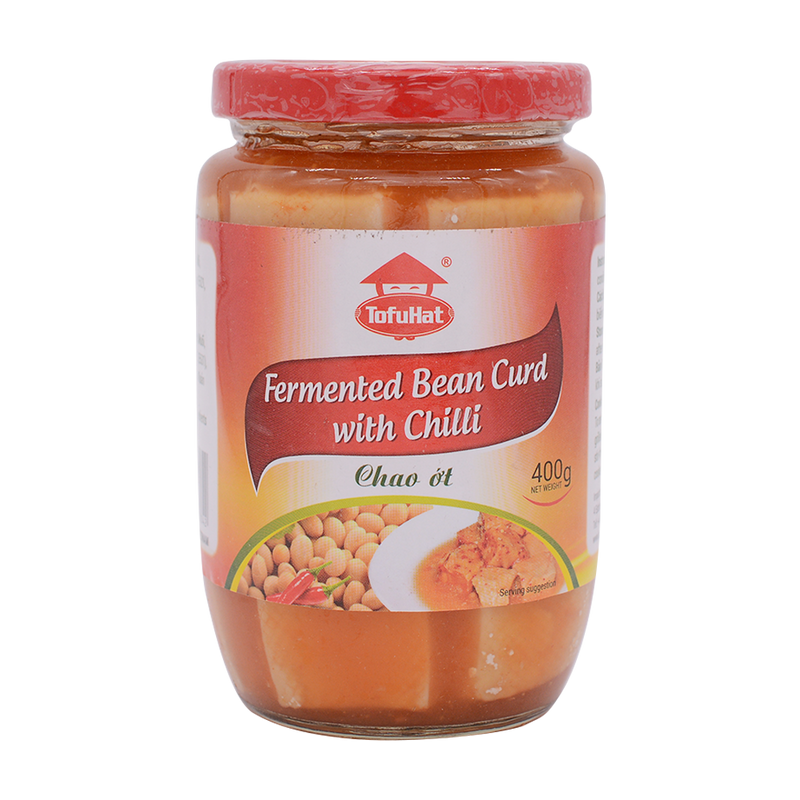 Tofuhat Fermented Bean curd with chilli 400g (Case 12) - Longdan Official
