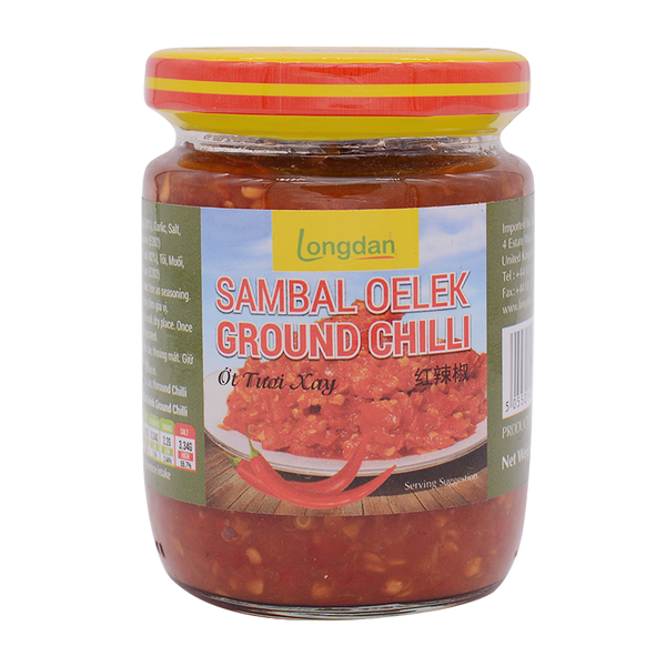 Longdan Sambal Oelek Ground Chilli 250G (Case 24) - Longdan Official