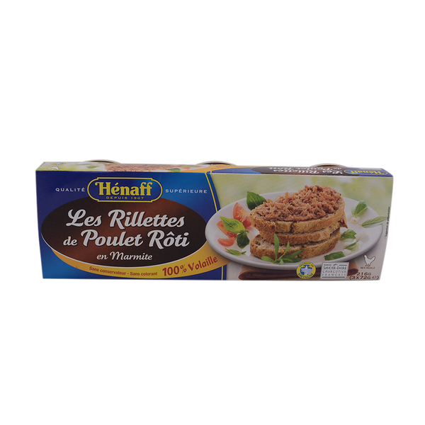 Hernaff Rillettes De Poulet/ Roasted Chicken Rillettes 72g - Longdan Online Supermarket