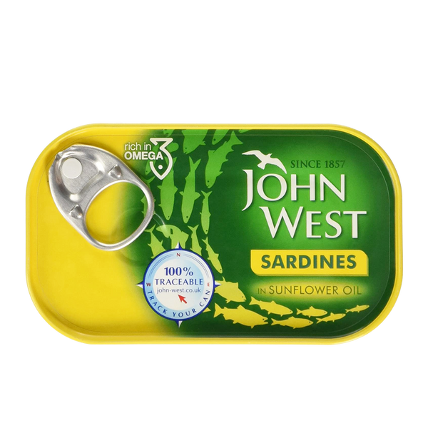 John West Sardine In Sunflower oil 120g - Longdan Official
