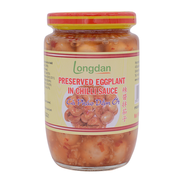 Longdan Preserved Eggplant in Chilli 400g (Case 24) - Longdan Official