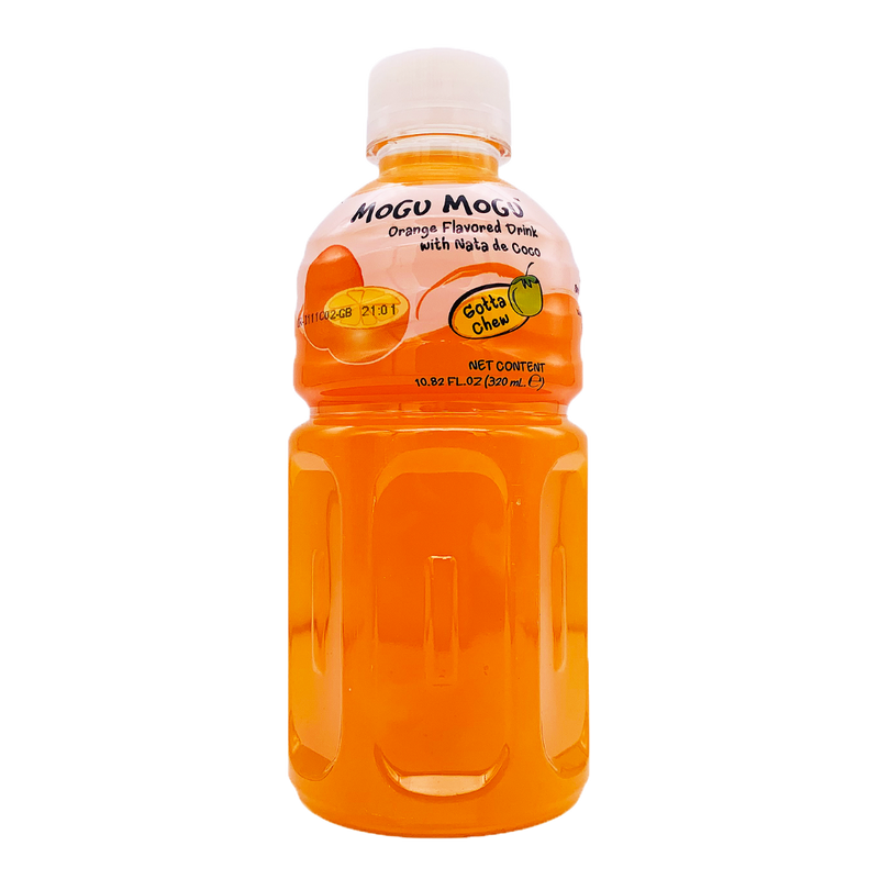 MOGU MOGU Nata De Coco Drink Orange Flavour 320ml - Longdan Official