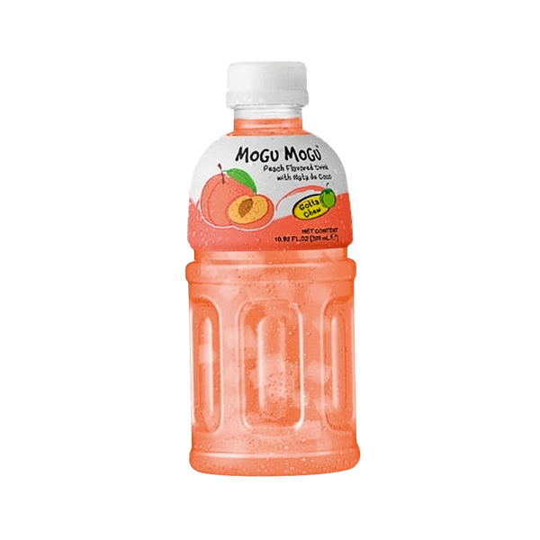 MOGU MOGU Nata De Coco Drink- Peach Flavour 320ml - Longdan Official