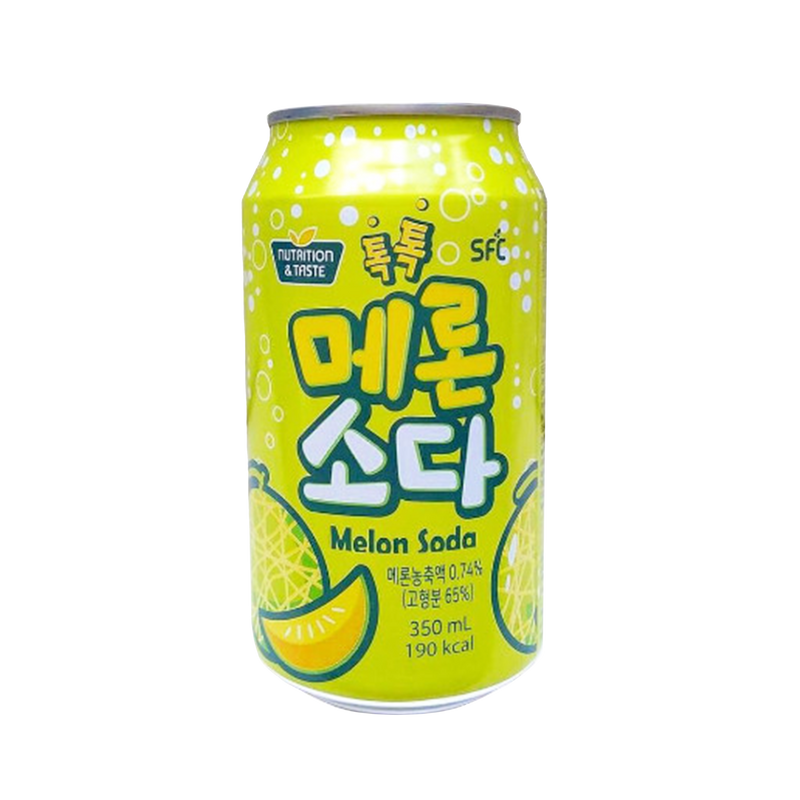 SFC Melon Flavoured Soda 350ml - Longdan Official