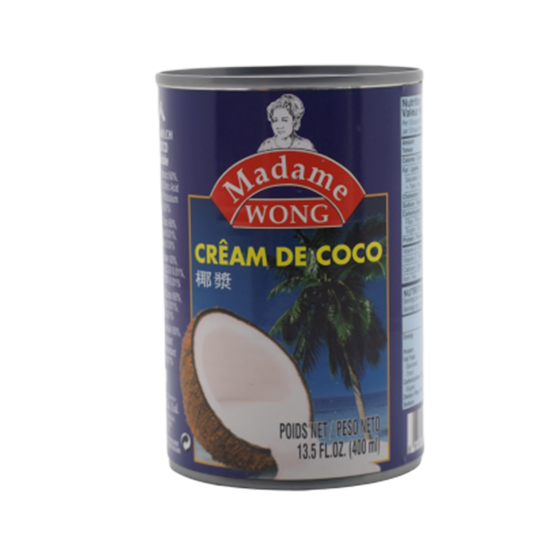 Madame Wong Canned Coconut Cream 400ml - Longdan Online Supermarket