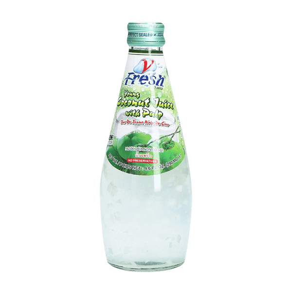 V-FRESH Young Coconut Juice with Pulp 290ml - Longdan Official Online Store