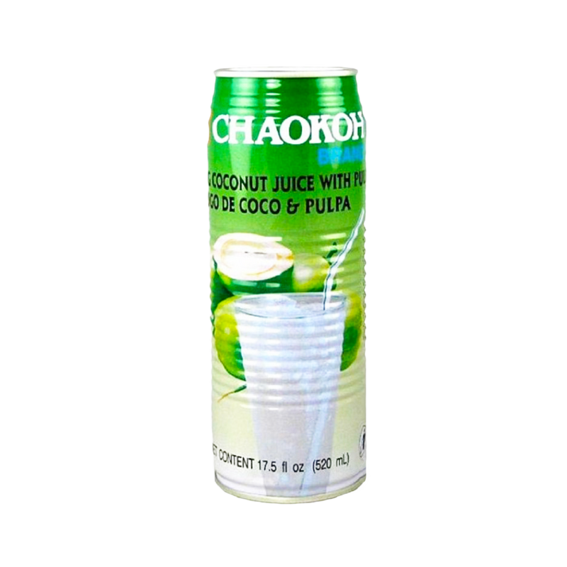 CHAOKOH Young Coconut Juice With Pulp 520ml - Longdan Official