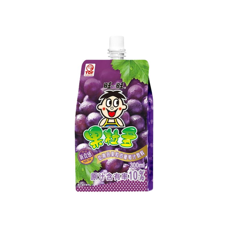 WANT WANT - Nata De Coco Fruit Drink (Grape Flavour) 250ml (Case 24)