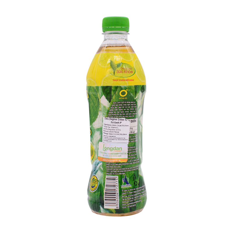 Zero Degree Green Tea Lemon 500ml - Longdan Online Supermarket