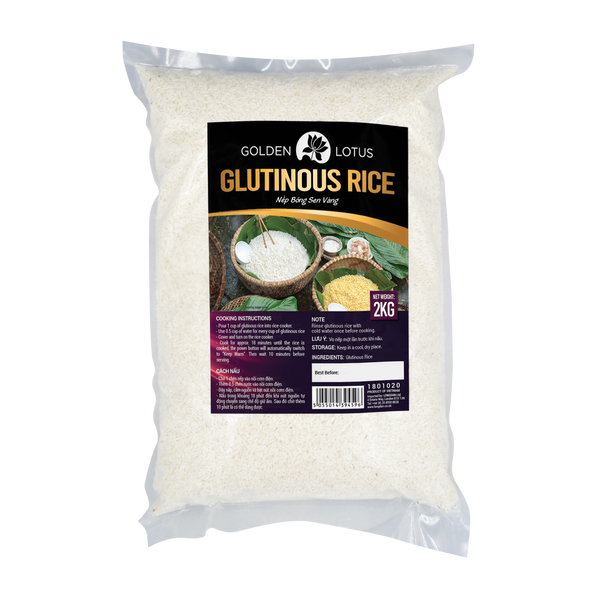 Golden Lotus Glutinous Rice 2kg (Case 5)
