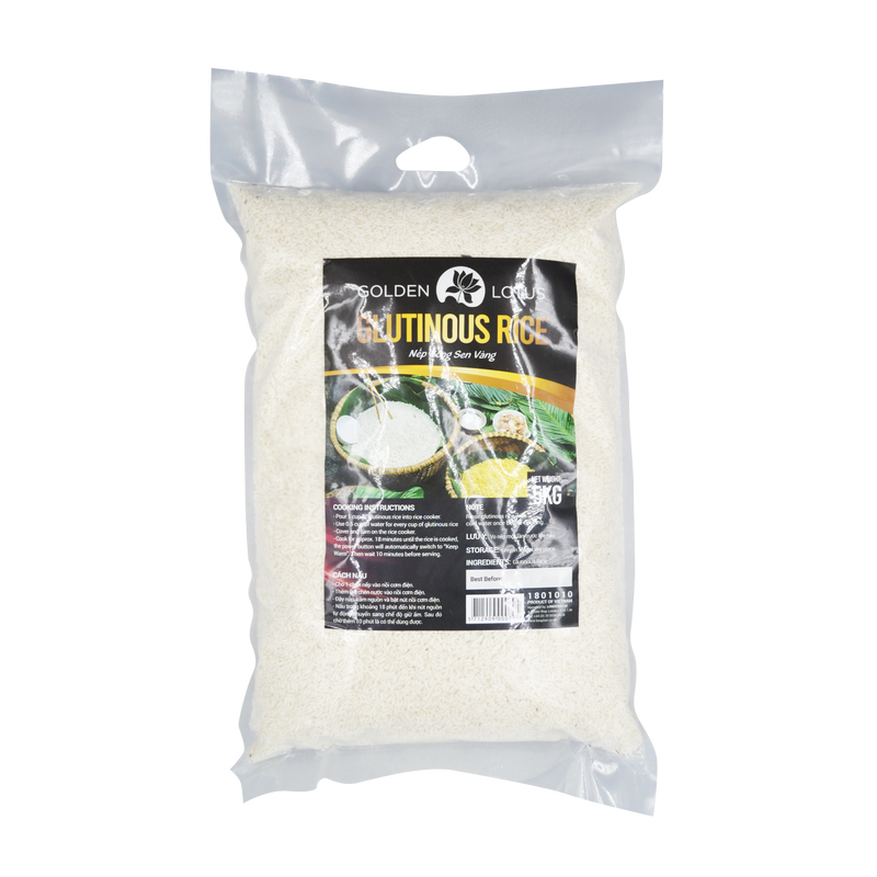 Golden Lotus Glutinous Rice 5kg - Longdan Online Supermarket