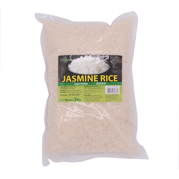 Longdan Jasmine Rice 2Kg (Case 5)