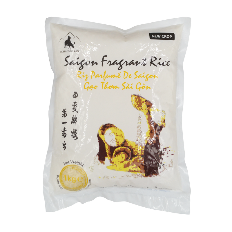 Buffalo Saigon Fragrant Rice 1kg (Case 10) - Longdan Official