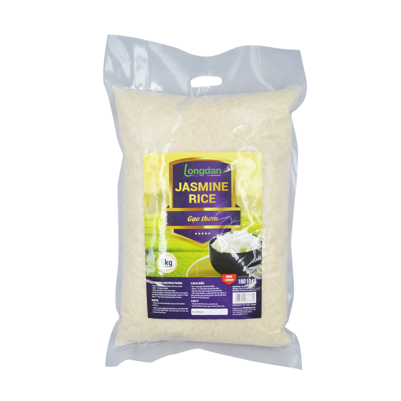 Longdan Jasmine Rice 5kg (Case 2) - Longdan Official