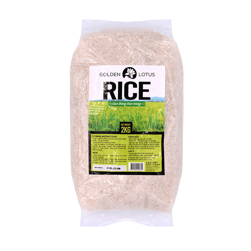 Golden Lotus Jasmine Rice 2kg