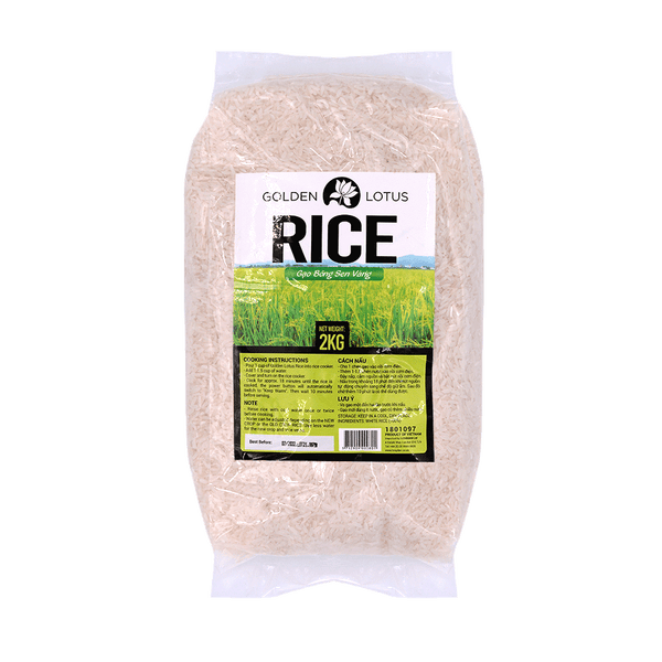 Golden Lotus Rice 2kg (Case 5)