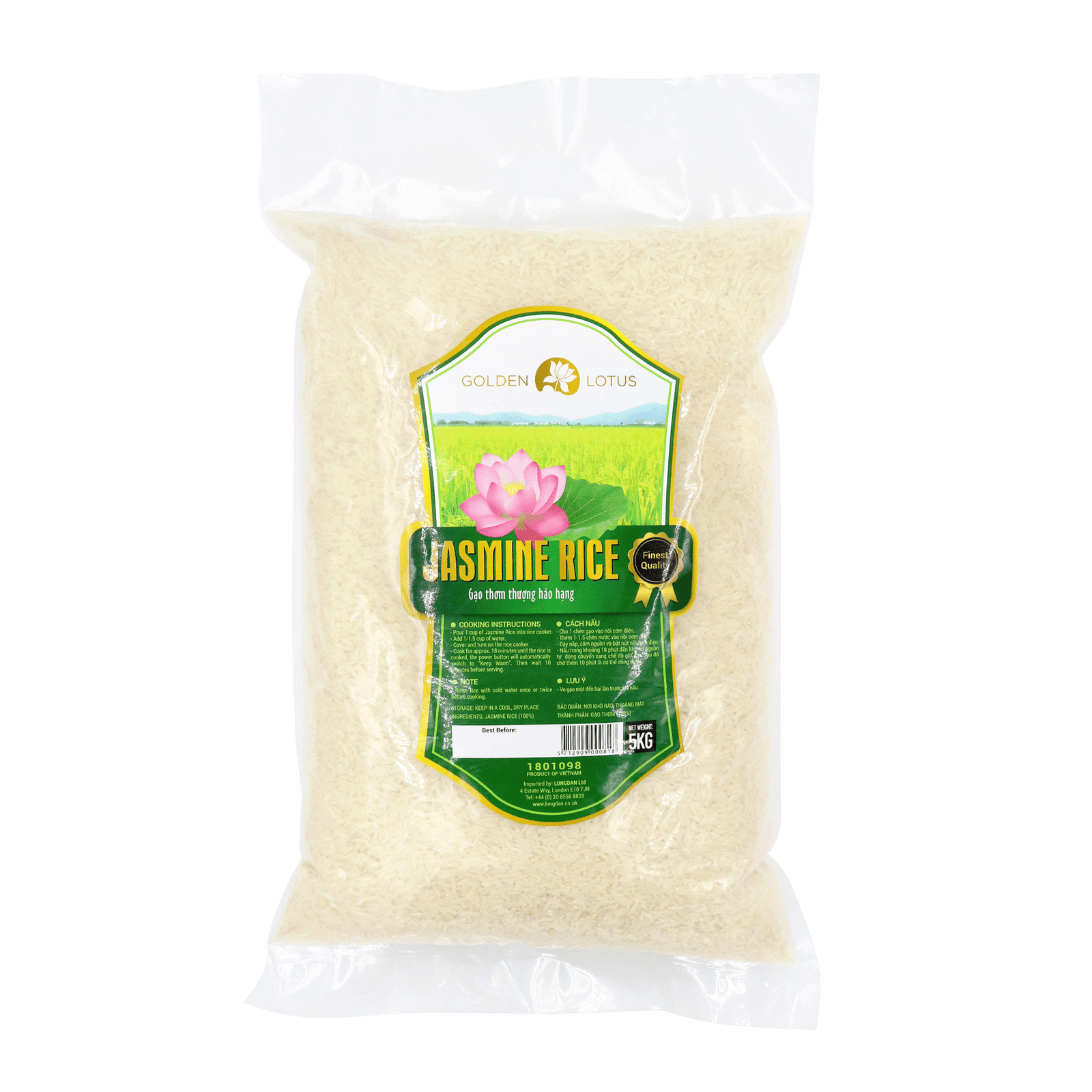 Golden Lotus Rice 5kg