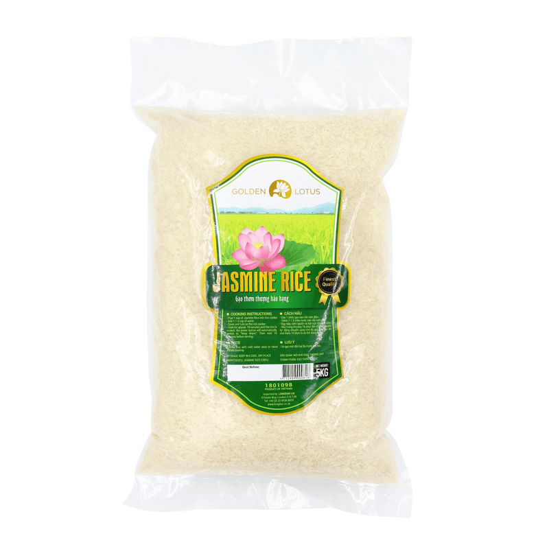 Golden Lotus Rice 5kg (Case 2) - Longdan Official