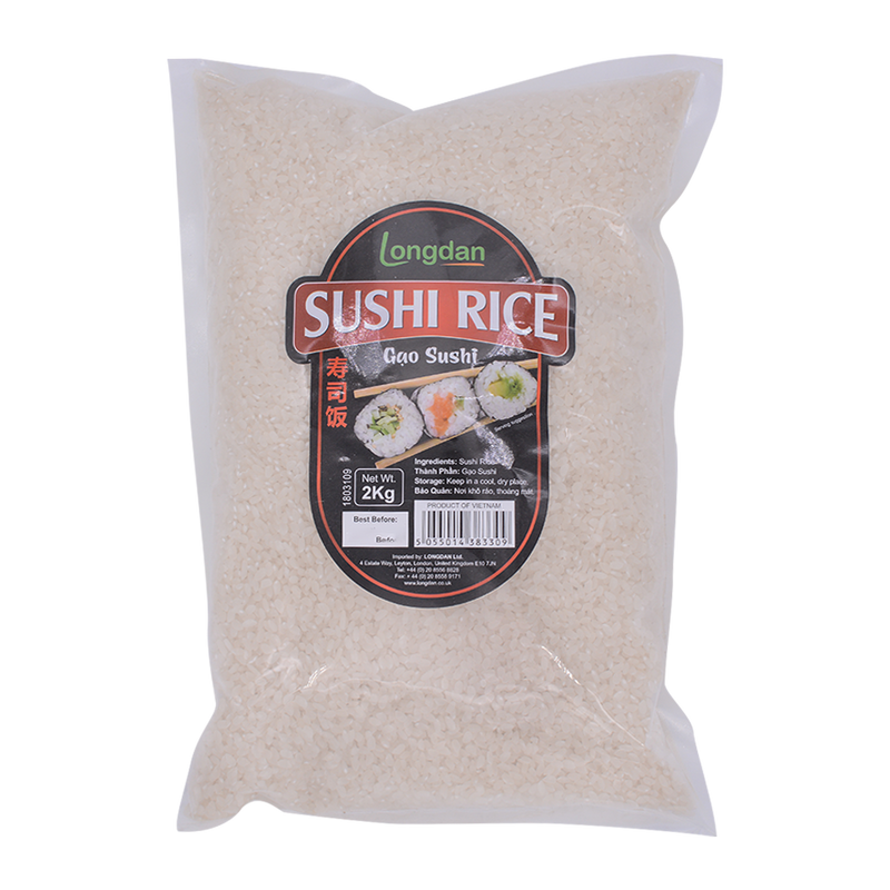 Longdan Sushi Rice 2Kg (Case 5) - Longdan Official