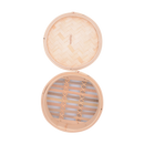 Bamboo Steamer Set (6, 7, 8, 9) Inches - Longdan Online Supermarket